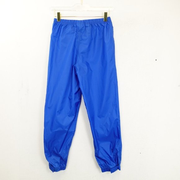 LL BEAN Kids Windbreaker Jogger Pants 10 Blue Nylon Rain Sport Stretch Outdoor - Picture 9 of 11